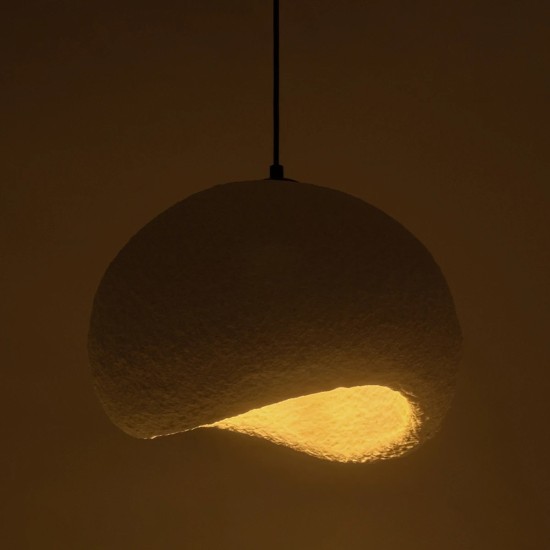 GLOBOSTAR® STONE 204-0176 Μοντέρνο Κρεμαστό Φωτιστικό Οροφής με Ντουί 1 x E27 AC 220-240V IP20 - Λευκό - Μ31.5 x Π35 x Υ26cm GLOBOSTAR® STONE 204-0176 Μοντέρνο Κρεμαστό Φωτιστικό Οροφής με Ντουί 1 x E27 AC 220-240V IP20 - Λευκό - Μ31.5 x Π35 x Υ26cm