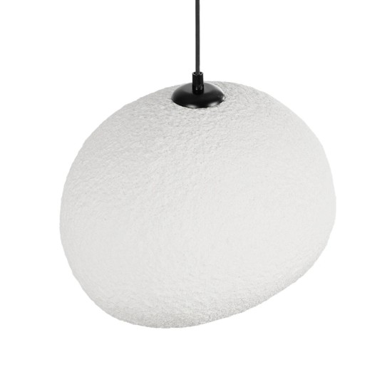 GLOBOSTAR® STONE 204-0176 Μοντέρνο Κρεμαστό Φωτιστικό Οροφής με Ντουί 1 x E27 AC 220-240V IP20 - Λευκό - Μ31.5 x Π35 x Υ26cm GLOBOSTAR® STONE 204-0176 Μοντέρνο Κρεμαστό Φωτιστικό Οροφής με Ντουί 1 x E27 AC 220-240V IP20 - Λευκό - Μ31.5 x Π35 x Υ26cm