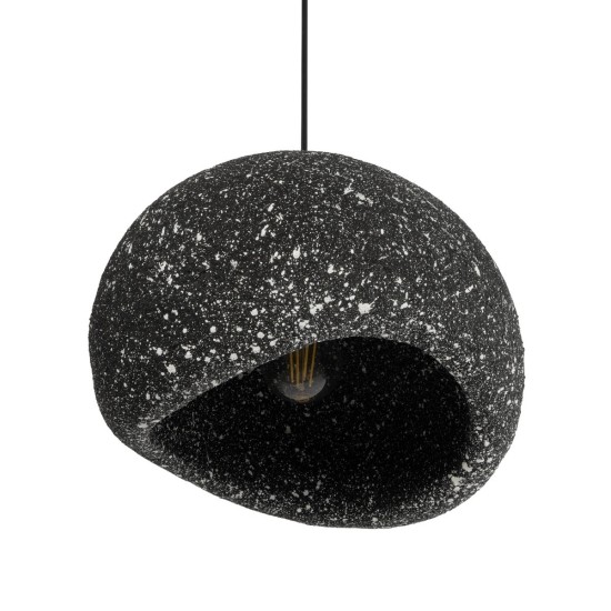 GLOBOSTAR® STONE 204-0194 Μοντέρνο Κρεμαστό Φωτιστικό Οροφής με Ντουί 1 x E27 AC 220-240V IP20 - Μαύρο - Μ35 x Π31 x Υ26cm GLOBOSTAR® STONE 204-0194 Μοντέρνο Κρεμαστό Φωτιστικό Οροφής με Ντουί 1 x E27 AC 220-240V IP20 - Μαύρο - Μ35 x Π31 x Υ26cm