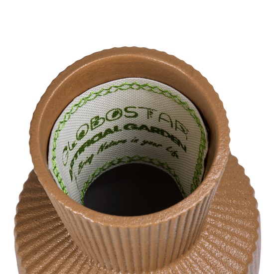 GloboStar® Artificial Garden AMALFI 20469 Πήλινο Κεραμικό Κασπώ Γλάστρα - Flower Pot Κεραμιδί Φ7.5cm x Υ20cm GloboStar® Artificial Garden AMALFI 20469 Πήλινο Κεραμικό Κασπώ Γλάστρα - Flower Pot Κεραμιδί Φ7.5cm x Υ20cm