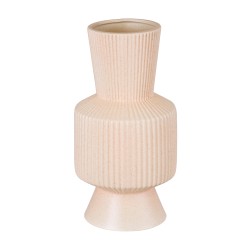 GloboStar® Artificial Garden CAPRI 20470 Πήλινο Κεραμικό Κασπώ Γλάστρα - Flower Pot Απαλό Μπεζ Φ9.5cm x Υ25cm GloboStar® Artificial Garden CAPRI 20470 Πήλινο Κεραμικό Κασπώ Γλάστρα - Flower Pot Απαλό Μπεζ Φ9.5cm x Υ25cm