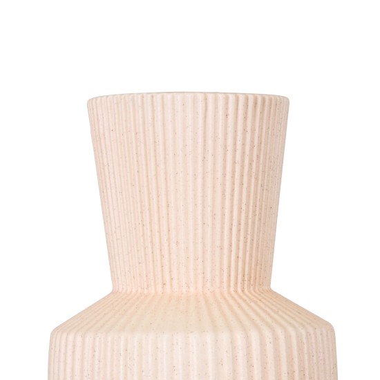 GloboStar® Artificial Garden CAPRI 20470 Πήλινο Κεραμικό Κασπώ Γλάστρα - Flower Pot Απαλό Μπεζ Φ9.5cm x Υ25cm GloboStar® Artificial Garden CAPRI 20470 Πήλινο Κεραμικό Κασπώ Γλάστρα - Flower Pot Απαλό Μπεζ Φ9.5cm x Υ25cm