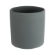 GloboStar® Artificial Garden NAPOLI 20494 Διακοσμητικό Κεραμικό Κασπώ Γλάστρα - Flower Pot Γκρι Πράσινο με Χρυσό Φ15 x Υ15cm