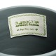 GloboStar® Artificial Garden NAPOLI 20495 Διακοσμητικό Κεραμικό Κασπώ Γλάστρα - Flower Pot Γκρι Πράσινο με Χρυσό Φ20 x Υ20cm