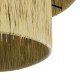GLOBOSTAR® COROIN 205-0034 Boho Κρεμαστό Φωτιστικό Οροφής με Ντουί 1 x E27 AC 220-240V IP20 - Μπεζ - M40 x Π40 x Υ35cm