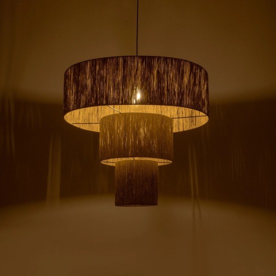 GLOBOSTAR® COROIN 205-0035 Boho Κρεμαστό Φωτιστικό Οροφής με Ντουί 1 x E27 AC 220-240V IP20 - Μπεζ - M70 x Π70 x Υ64cm GLOBOSTAR® COROIN 205-0035 Boho Κρεμαστό Φωτιστικό Οροφής με Ντουί 1 x E27 AC 220-240V IP20 - Μπεζ - M70 x Π70 x Υ64cm