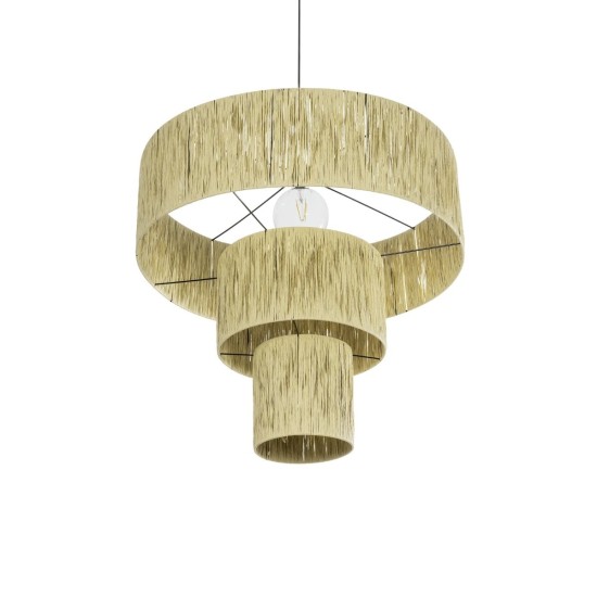GLOBOSTAR® COROIN 205-0035 Boho Κρεμαστό Φωτιστικό Οροφής με Ντουί 1 x E27 AC 220-240V IP20 - Μπεζ - M70 x Π70 x Υ64cm GLOBOSTAR® COROIN 205-0035 Boho Κρεμαστό Φωτιστικό Οροφής με Ντουί 1 x E27 AC 220-240V IP20 - Μπεζ - M70 x Π70 x Υ64cm