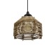 GLOBOSTAR® JUTTI 205-0040 Boho Κρεμαστό Φωτιστικό Οροφής με Ντουί 1 x E27 AC 220-240V IP20 - Μπεζ - M20 x Π20 x Υ18cm