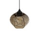 GLOBOSTAR® JUTTI 205-0041 Boho Κρεμαστό Φωτιστικό Οροφής με Ντουί 1 x E27 AC 220-240V IP20 - Μπεζ - M20 x Π20 x Υ18cm