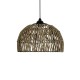 GLOBOSTAR® ARANCIA 205-0047 Boho Κρεμαστό Φωτιστικό Οροφής με Ντουί 1 x E27 AC 220-240V IP20 - Μπεζ - M35 x Π35 x Υ26cm