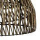 GLOBOSTAR® ARANCIA 205-0047 Boho Κρεμαστό Φωτιστικό Οροφής με Ντουί 1 x E27 AC 220-240V IP20 - Μπεζ - M35 x Π35 x Υ26cm