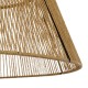GLOBOSTAR® UPCONE 205-0056 Boho Κρεμαστό Φωτιστικό Οροφής με Ντουί 1 x E27 AC 220-240V IP20 - Μπεζ - M50 x Π50 x Υ43cm