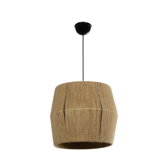 GLOBOSTAR® CONE 205-0057 Boho Κρεμαστό Φωτιστικό Οροφής με Ντουί 1 x E27 AC 220-240V IP20 - Μπεζ - M38 x Π38 x Υ34cm GLOBOSTAR® CONE 205-0057 Boho Κρεμαστό Φωτιστικό Οροφής με Ντουί 1 x E27 AC 220-240V IP20 - Μπεζ - M38 x Π38 x Υ34cm