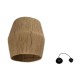 GLOBOSTAR® CONE 205-0058 Boho Κρεμαστό Φωτιστικό Οροφής με Ντουί 1 x E27 AC 220-240V IP20 - Μπεζ - M55 x Π55 x Υ50cm GLOBOSTAR® CONE 205-0058 Boho Κρεμαστό Φωτιστικό Οροφής με Ντουί 1 x E27 AC 220-240V IP20 - Μπεζ - M55 x Π55 x Υ50cm