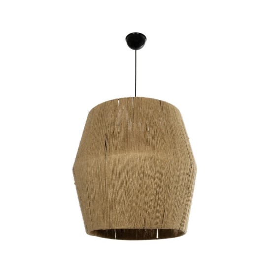 GLOBOSTAR® CONE 205-0058 Boho Κρεμαστό Φωτιστικό Οροφής με Ντουί 1 x E27 AC 220-240V IP20 - Μπεζ - M55 x Π55 x Υ50cm GLOBOSTAR® CONE 205-0058 Boho Κρεμαστό Φωτιστικό Οροφής με Ντουί 1 x E27 AC 220-240V IP20 - Μπεζ - M55 x Π55 x Υ50cm
