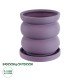 GloboStar® Artificial Garden BOGOTA 20500 Διακοσμητικό Κεραμικό Κασπώ Γλάστρα - Flower Pot Μωβ Φ14 x Υ15cm GloboStar® Artificial Garden BOGOTA 20500 Διακοσμητικό Κεραμικό Κασπώ Γλάστρα - Flower Pot Μωβ Φ14 x Υ15cm