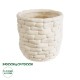 GloboStar® Artificial Garden UBUD 20512 Διακοσμητικό Κεραμικό Κασπώ Γλάστρα - Flower Pot Λευκό Φ15.5 x Υ15cm GloboStar® Artificial Garden UBUD 20512 Διακοσμητικό Κεραμικό Κασπώ Γλάστρα - Flower Pot Λευκό Φ15.5 x Υ15cm