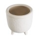 GloboStar® Artificial Garden YUKATAN 20513 Διακοσμητικό Κεραμικό Κασπώ Γλάστρα - Flower Pot Μπεζ Φ16 x Υ17.5cm GloboStar® Artificial Garden YUKATAN 20513 Διακοσμητικό Κεραμικό Κασπώ Γλάστρα - Flower Pot Μπεζ Φ16 x Υ17.5cm