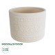 GloboStar® Artificial Garden BERATAN 20514 Διακοσμητικό Κεραμικό Κασπώ Γλάστρα - Flower Pot Λευκό Φ19 x Υ16cm GloboStar® Artificial Garden BERATAN 20514 Διακοσμητικό Κεραμικό Κασπώ Γλάστρα - Flower Pot Λευκό Φ19 x Υ16cm