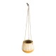 GloboStar® Artificial Garden BUBASTIS 20528 Κρεμαστό Διακοσμητικό Κεραμικό Κασπώ Γλάστρα - Flower Pot Πορτοκαλί με Λευκό Φ13 x Υ10.5cm GloboStar® Artificial Garden BUBASTIS 20528 Κρεμαστό Διακοσμητικό Κεραμικό Κασπώ Γλάστρα - Flower Pot Πορτοκαλί με Λευκό Φ13 x Υ10.5cm