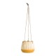 GloboStar® Artificial Garden BUBASTIS 20528 Κρεμαστό Διακοσμητικό Κεραμικό Κασπώ Γλάστρα - Flower Pot Πορτοκαλί με Λευκό Φ13 x Υ10.5cm GloboStar® Artificial Garden BUBASTIS 20528 Κρεμαστό Διακοσμητικό Κεραμικό Κασπώ Γλάστρα - Flower Pot Πορτοκαλί με Λευκό Φ13 x Υ10.5cm