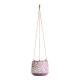 GloboStar® Artificial Garden NIGERIA 20529 Κρεμαστό Διακοσμητικό Κεραμικό Κασπώ Γλάστρα - Flower Pot Μωβ με Λευκό Φ12 x Υ11cm GloboStar® Artificial Garden NIGERIA 20529 Κρεμαστό Διακοσμητικό Κεραμικό Κασπώ Γλάστρα - Flower Pot Μωβ με Λευκό Φ12 x Υ11cm