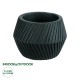 GloboStar® Artificial Garden BARBADOS 20538 Διακοσμητικό Κεραμικό Κασπώ Γλάστρα - Flower Pot Πράσινο Φ11 x Υ8.5cm GloboStar® Artificial Garden BARBADOS 20538 Διακοσμητικό Κεραμικό Κασπώ Γλάστρα - Flower Pot Πράσινο Φ11 x Υ8.5cm