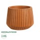 GloboStar® Artificial Garden ZANZIBAR 20539 Διακοσμητικό Κεραμικό Κασπώ Γλάστρα - Flower Pot Πορτοκαλί Φ11.5 x Υ9.5cm GloboStar® Artificial Garden ZANZIBAR 20539 Διακοσμητικό Κεραμικό Κασπώ Γλάστρα - Flower Pot Πορτοκαλί Φ11.5 x Υ9.5cm