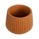 GloboStar® Artificial Garden ZANZIBAR 20539 Διακοσμητικό Κεραμικό Κασπώ Γλάστρα - Flower Pot Πορτοκαλί Φ11.5 x Υ9.5cm GloboStar® Artificial Garden ZANZIBAR 20539 Διακοσμητικό Κεραμικό Κασπώ Γλάστρα - Flower Pot Πορτοκαλί Φ11.5 x Υ9.5cm