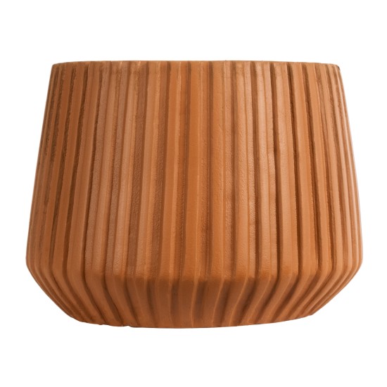 GloboStar® Artificial Garden ZANZIBAR 20539 Διακοσμητικό Κεραμικό Κασπώ Γλάστρα - Flower Pot Πορτοκαλί Φ11.5 x Υ9.5cm GloboStar® Artificial Garden ZANZIBAR 20539 Διακοσμητικό Κεραμικό Κασπώ Γλάστρα - Flower Pot Πορτοκαλί Φ11.5 x Υ9.5cm