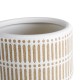 GloboStar® Artificial Garden AMARETTO 20543 Διακοσμητικό Κεραμικό Κασπώ Γλάστρα - Flower Pot Μπεζ με Λευκό Φ11 x Υ11cm GloboStar® Artificial Garden AMARETTO 20543 Διακοσμητικό Κεραμικό Κασπώ Γλάστρα - Flower Pot Μπεζ με Λευκό Φ11 x Υ11cm