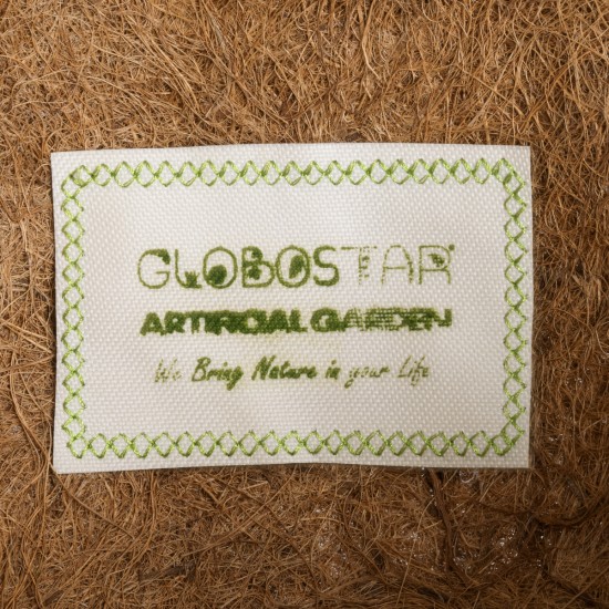 GloboStar® Artificial Garden SALAMINA 20560 Κρεμαστό Διακοσμητικό Κασπώ Γλάστρα - Flower Pot από Φλοιό Καρύδας Καφέ με Μαύρη Μεταλλική Βάση Φ25 x Υ14cm GloboStar® Artificial Garden SALAMINA 20560 Κρεμαστό Διακοσμητικό Κασπώ Γλάστρα - Flower Pot από Φλοιό Καρύδας Καφέ με Μαύρη Μεταλλική Βάση Φ25 x Υ14cm