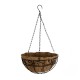 GloboStar® Artificial Garden KARYSTOS 20563 Κρεμαστό Διακοσμητικό Κασπώ Γλάστρα - Flower Pot από Φλοιό Καρύδας Καφέ με Μαύρη Μεταλλική Βάση Φ30 x Υ15cm GloboStar® Artificial Garden KARYSTOS 20563 Κρεμαστό Διακοσμητικό Κασπώ Γλάστρα - Flower Pot από Φλοιό Καρύδας Καφέ με Μαύρη Μεταλλική Βάση Φ30 x Υ15cm