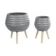 GloboStar® Artificial Garden MARYLAND 20568 ΣΕΤ 2 Διακοσμητικά Πολυεστερικά Τσιμεντένιά Κασπώ Γλάστρες - Flower Pots Γκρι A:Φ39 x Υ45cm B:Φ29 x Υ40cm GloboStar® Artificial Garden MARYLAND 20568 ΣΕΤ 2 Διακοσμητικά Πολυεστερικά Τσιμεντένιά Κασπώ Γλάστρες - Flower Pots Γκρι A:Φ39 x Υ45cm B:Φ29 x Υ40cm