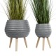 GloboStar® Artificial Garden MARYLAND 20568 ΣΕΤ 2 Διακοσμητικά Πολυεστερικά Τσιμεντένιά Κασπώ Γλάστρες - Flower Pots Γκρι A:Φ39 x Υ45cm B:Φ29 x Υ40cm GloboStar® Artificial Garden MARYLAND 20568 ΣΕΤ 2 Διακοσμητικά Πολυεστερικά Τσιμεντένιά Κασπώ Γλάστρες - Flower Pots Γκρι A:Φ39 x Υ45cm B:Φ29 x Υ40cm