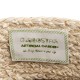 GloboStar® Artificial Garden CAROLINA 20580 Διακοσμητικό Πλεκτό Κασπώ Γλάστρα - Flower Pot Μπεζ με Καφέ και Λευκό Φ33 x Υ28cm GloboStar® Artificial Garden CAROLINA 20580 Διακοσμητικό Πλεκτό Κασπώ Γλάστρα - Flower Pot Μπεζ με Καφέ και Λευκό Φ33 x Υ28cm