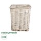 GloboStar® Artificial Garden KYOTO 20590 Διακοσμητικό Πλεκτό Καλάθι - Κασπώ Γλάστρα - Flower Pot Λευκό με Μπεζ Φ22 x Υ25cm GloboStar® Artificial Garden KYOTO 20590 Διακοσμητικό Πλεκτό Καλάθι - Κασπώ Γλάστρα - Flower Pot Λευκό με Μπεζ Φ22 x Υ25cm