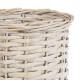 GloboStar® Artificial Garden DOMINGO 20591 Διακοσμητικό Πλεκτό Καλάθι - Κασπώ Γλάστρα - Flower Pot Λευκό με Μπεζ Φ16 x Υ18cm GloboStar® Artificial Garden DOMINGO 20591 Διακοσμητικό Πλεκτό Καλάθι - Κασπώ Γλάστρα - Flower Pot Λευκό με Μπεζ Φ16 x Υ18cm