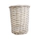 GloboStar® Artificial Garden DOMINGO 20592 Διακοσμητικό Πλεκτό Καλάθι - Κασπώ Γλάστρα - Flower Pot Λευκό με Μπεζ Φ19 x Υ24cm GloboStar® Artificial Garden DOMINGO 20592 Διακοσμητικό Πλεκτό Καλάθι - Κασπώ Γλάστρα - Flower Pot Λευκό με Μπεζ Φ19 x Υ24cm