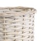 GloboStar® Artificial Garden DOMINGO 20592 Διακοσμητικό Πλεκτό Καλάθι - Κασπώ Γλάστρα - Flower Pot Λευκό με Μπεζ Φ19 x Υ24cm GloboStar® Artificial Garden DOMINGO 20592 Διακοσμητικό Πλεκτό Καλάθι - Κασπώ Γλάστρα - Flower Pot Λευκό με Μπεζ Φ19 x Υ24cm