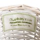 GloboStar® Artificial Garden DOMINGO 20592 Διακοσμητικό Πλεκτό Καλάθι - Κασπώ Γλάστρα - Flower Pot Λευκό με Μπεζ Φ19 x Υ24cm GloboStar® Artificial Garden DOMINGO 20592 Διακοσμητικό Πλεκτό Καλάθι - Κασπώ Γλάστρα - Flower Pot Λευκό με Μπεζ Φ19 x Υ24cm