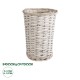 GloboStar® Artificial Garden DOMINGO 20593 Διακοσμητικό Πλεκτό Καλάθι - Κασπώ Γλάστρα - Flower Pot Λευκό με Μπεζ Φ21 x Υ30cm GloboStar® Artificial Garden DOMINGO 20593 Διακοσμητικό Πλεκτό Καλάθι - Κασπώ Γλάστρα - Flower Pot Λευκό με Μπεζ Φ21 x Υ30cm