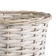 GloboStar® Artificial Garden DOMINGO 20593 Διακοσμητικό Πλεκτό Καλάθι - Κασπώ Γλάστρα - Flower Pot Λευκό με Μπεζ Φ21 x Υ30cm GloboStar® Artificial Garden DOMINGO 20593 Διακοσμητικό Πλεκτό Καλάθι - Κασπώ Γλάστρα - Flower Pot Λευκό με Μπεζ Φ21 x Υ30cm
