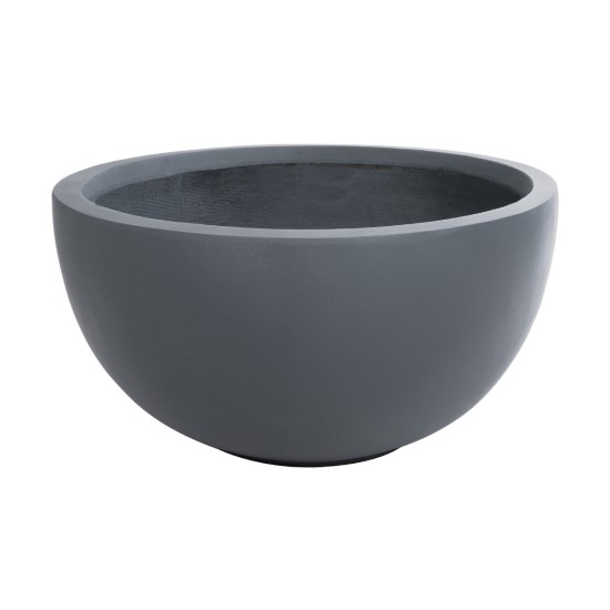 GloboStar® Artificial Garden BALTIMORE 20697 Διακοσμητικό Πολυεστερικό Τσιμεντένιο Κασπώ Γλάστρα - Flower Pot Γκρι Φ61 x Υ30cm GloboStar® Artificial Garden BALTIMORE 20697 Διακοσμητικό Πολυεστερικό Τσιμεντένιο Κασπώ Γλάστρα - Flower Pot Γκρι Φ61 x Υ30cm