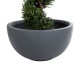 GloboStar® Artificial Garden BALTIMORE 20697 Διακοσμητικό Πολυεστερικό Τσιμεντένιο Κασπώ Γλάστρα - Flower Pot Γκρι Φ61 x Υ30cm GloboStar® Artificial Garden BALTIMORE 20697 Διακοσμητικό Πολυεστερικό Τσιμεντένιο Κασπώ Γλάστρα - Flower Pot Γκρι Φ61 x Υ30cm