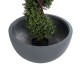 GloboStar® Artificial Garden BALTIMORE 20697 Διακοσμητικό Πολυεστερικό Τσιμεντένιο Κασπώ Γλάστρα - Flower Pot Γκρι Φ61 x Υ30cm GloboStar® Artificial Garden BALTIMORE 20697 Διακοσμητικό Πολυεστερικό Τσιμεντένιο Κασπώ Γλάστρα - Flower Pot Γκρι Φ61 x Υ30cm