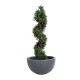 GloboStar® Artificial Garden BALTIMORE 20697 Διακοσμητικό Πολυεστερικό Τσιμεντένιο Κασπώ Γλάστρα - Flower Pot Γκρι Φ61 x Υ30cm GloboStar® Artificial Garden BALTIMORE 20697 Διακοσμητικό Πολυεστερικό Τσιμεντένιο Κασπώ Γλάστρα - Flower Pot Γκρι Φ61 x Υ30cm