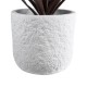 GloboStar® Artificial Garden MALVEN 20710 Επιδαπέδιο Πολυεστερικό Τσιμεντένιο Κασπώ Γλάστρα - Flower Pot Λευκό Φ31 x Υ28cm GloboStar® Artificial Garden MALVEN 20710 Επιδαπέδιο Πολυεστερικό Τσιμεντένιο Κασπώ Γλάστρα - Flower Pot Λευκό Φ31 x Υ28cm