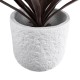 GloboStar® Artificial Garden MALVEN 20710 Επιδαπέδιο Πολυεστερικό Τσιμεντένιο Κασπώ Γλάστρα - Flower Pot Λευκό Φ31 x Υ28cm GloboStar® Artificial Garden MALVEN 20710 Επιδαπέδιο Πολυεστερικό Τσιμεντένιο Κασπώ Γλάστρα - Flower Pot Λευκό Φ31 x Υ28cm
