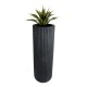 GloboStar® Artificial Garden MATERA 20733 Επιδαπέδιο Πολυεστερικό Τσιμεντένιο Κασπώ Γλάστρα - Flower Pot Μαύρο Φ42 x Υ120cm GloboStar® Artificial Garden MATERA 20733 Επιδαπέδιο Πολυεστερικό Τσιμεντένιο Κασπώ Γλάστρα - Flower Pot Μαύρο Φ42 x Υ120cm